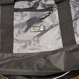 Black and Gray Duffel Bag by Alaska Summit.